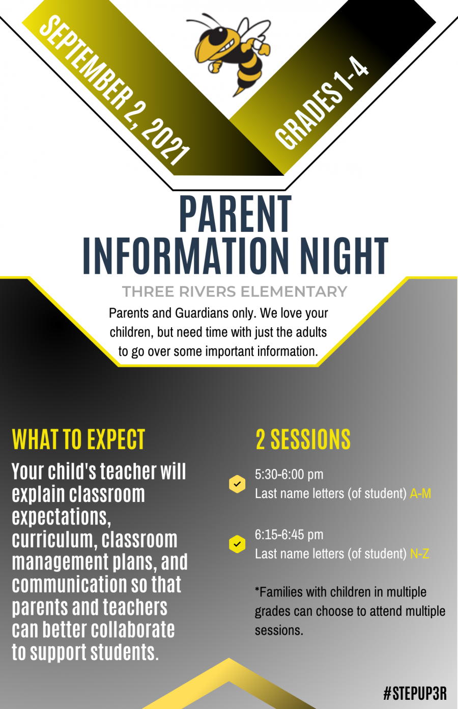 Parent Information Night flyer